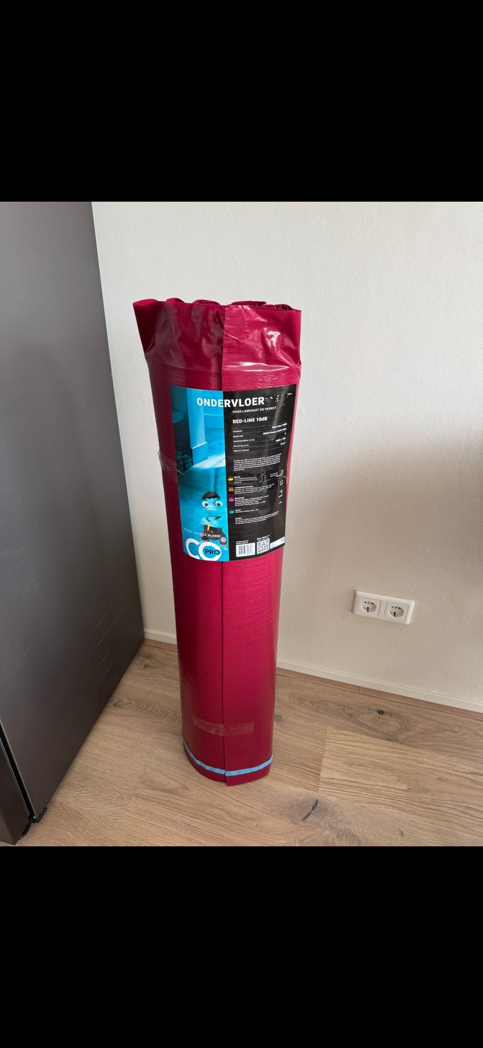 Nieuwe rol ondervloer Red-Line 10dB voor laminaat en pvc, Ophalen, 50 tot 150 cm, Overige typen, Nieuw