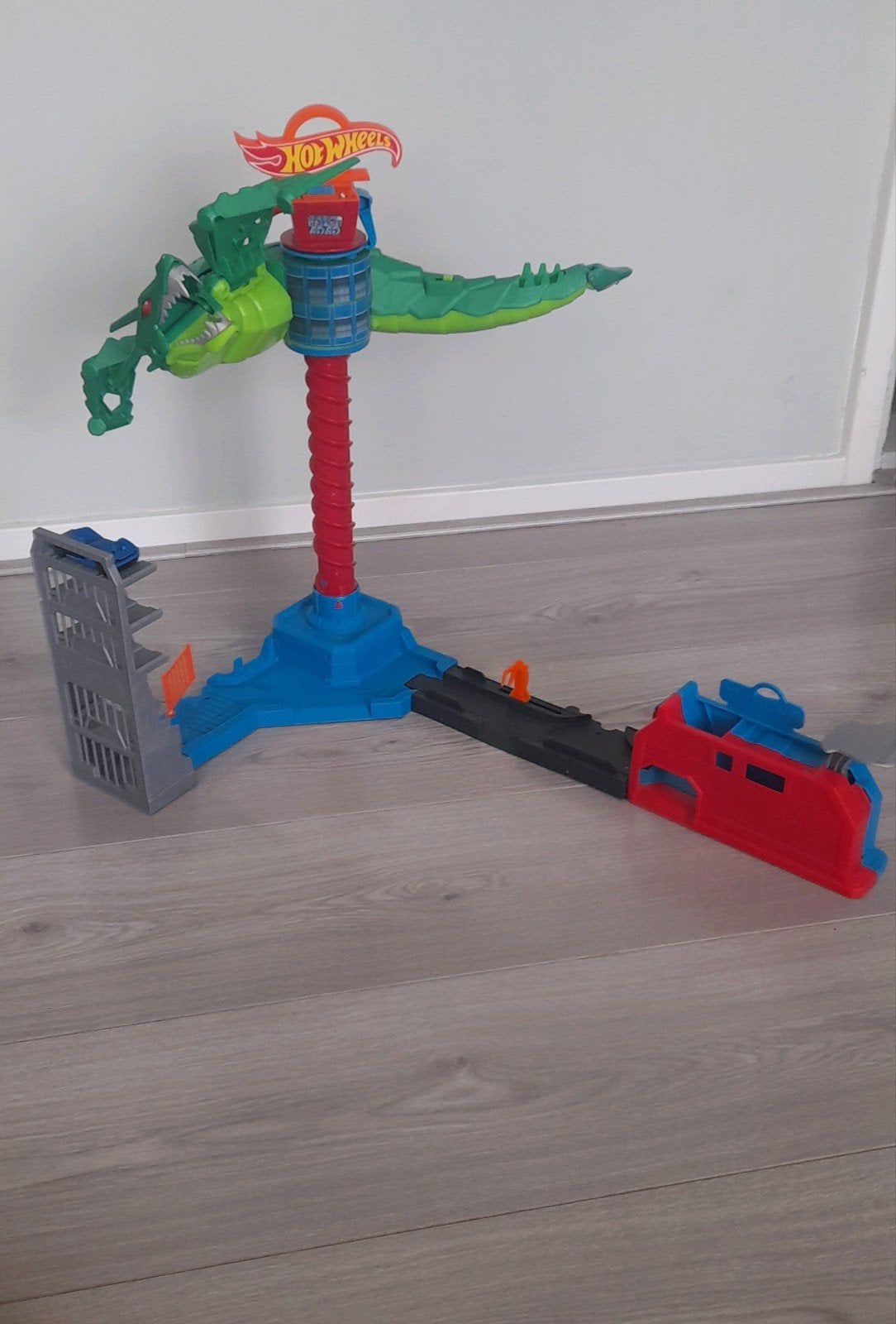 Hot Wheels Drakenbaan met Auto, Ophalen of Verzenden, Gebruikt