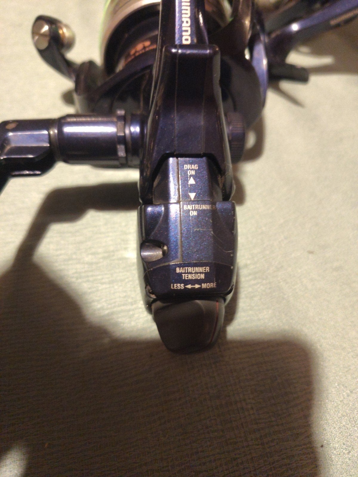 shimanu Big Blue baitrunner xl, Ophalen of Verzenden, Molen