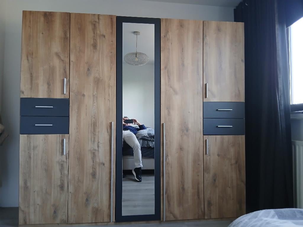 Slaapkamerkast, 200 cm of meer, Nieuw, 200 cm of meer, 50 tot 75 cm