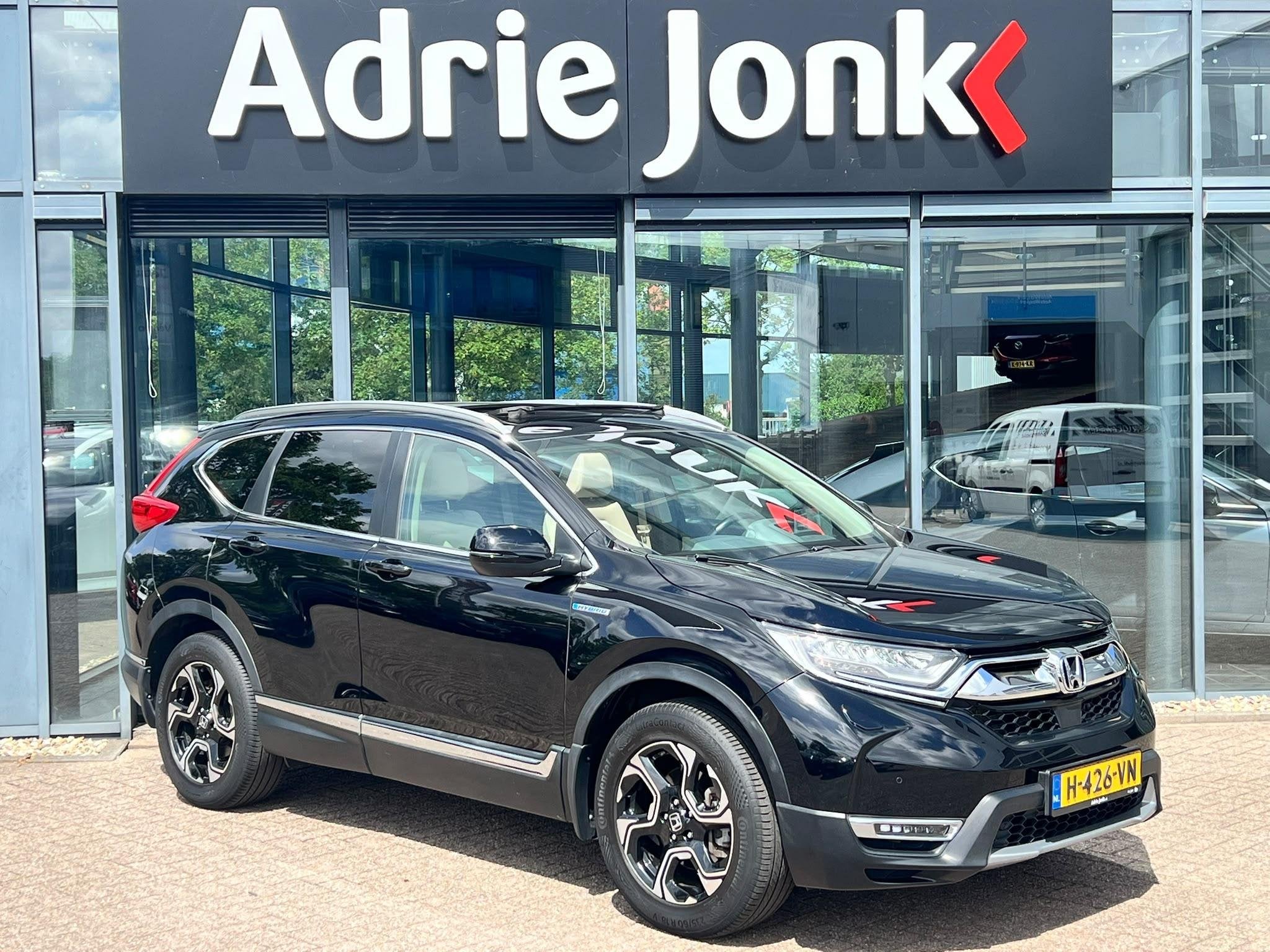 Honda CR-V 2.0 Hybrid AWD Executive | AUTOMAAT | HUD | LEDER, 4 cilinders, Zwart, Bedrijf, Vierwielaandrijving