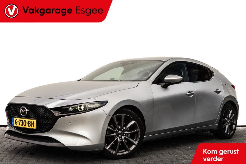 Mazda 3 2.0 123 PK e-SkyActiv-G M Hybrid 122 Luxury | Ned Au, Auto's, Mazda, Bedrijf, Te koop, ABS, Achteruitrijcamera, Adaptive Cruise Control