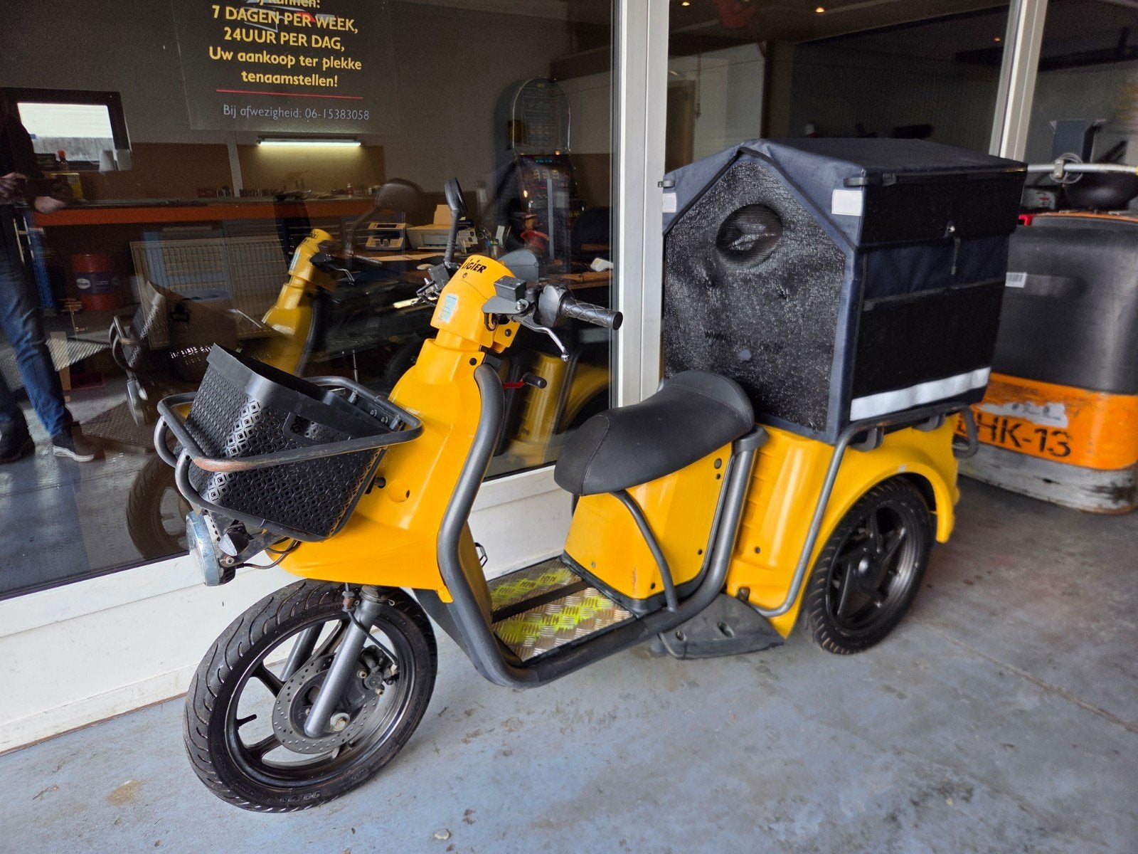 Rijbewijsvrije Bezorgscooter/scootmobiel, Diversen, Brommobielen en Scootmobielen, Ophalen, Gebruikt, ., Ligier