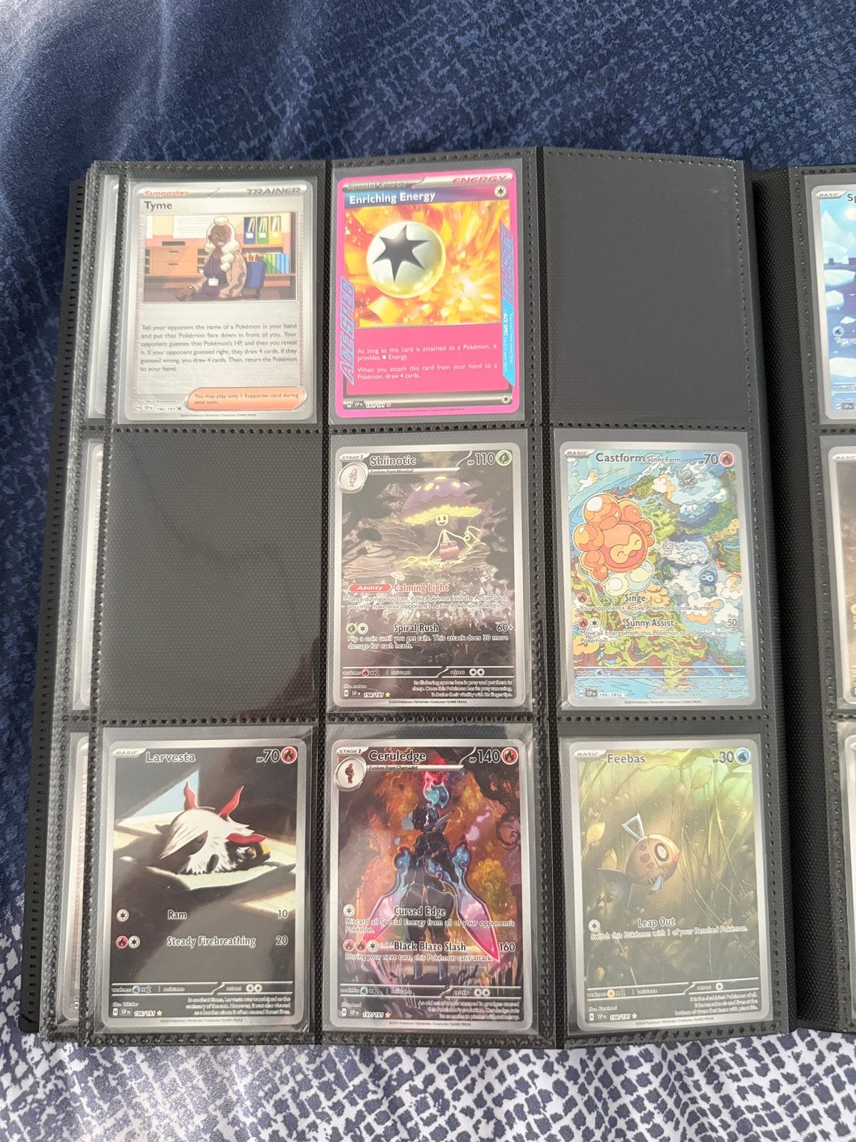 Pokemon Surging Sparks Master Set 92% completed!, Ophalen of Verzenden, Zo goed als nieuw, Meerdere kaarten, Foil