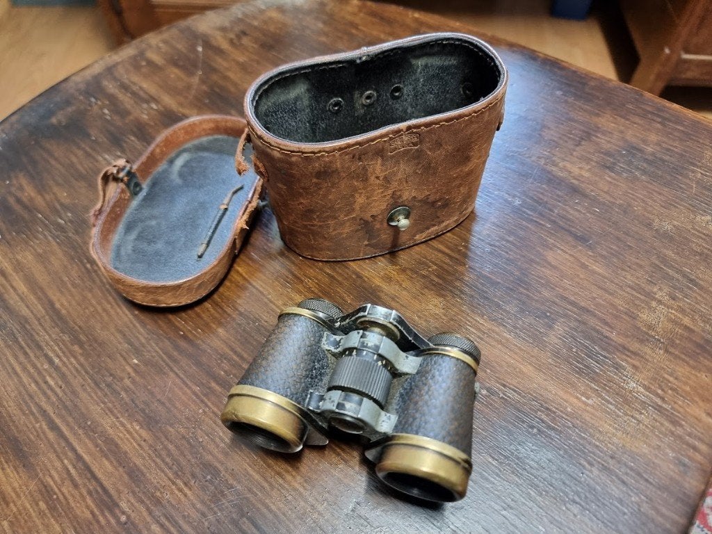 Carl Zeiss Turolum 4x20 verrekijker 1914 antiek, Verzenden, 8 tot 12x