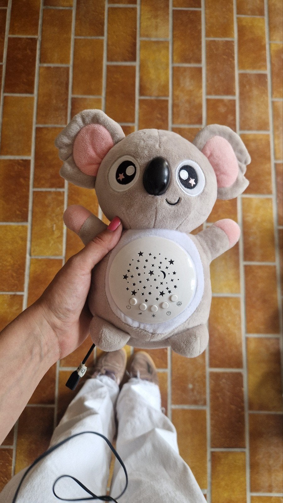 Easybaby Koala Nachtlampje met Muziek en Projector, Kinderen en Baby's, Speelgoed | Babyspeelgoed, Ophalen of Verzenden, Gebruikt