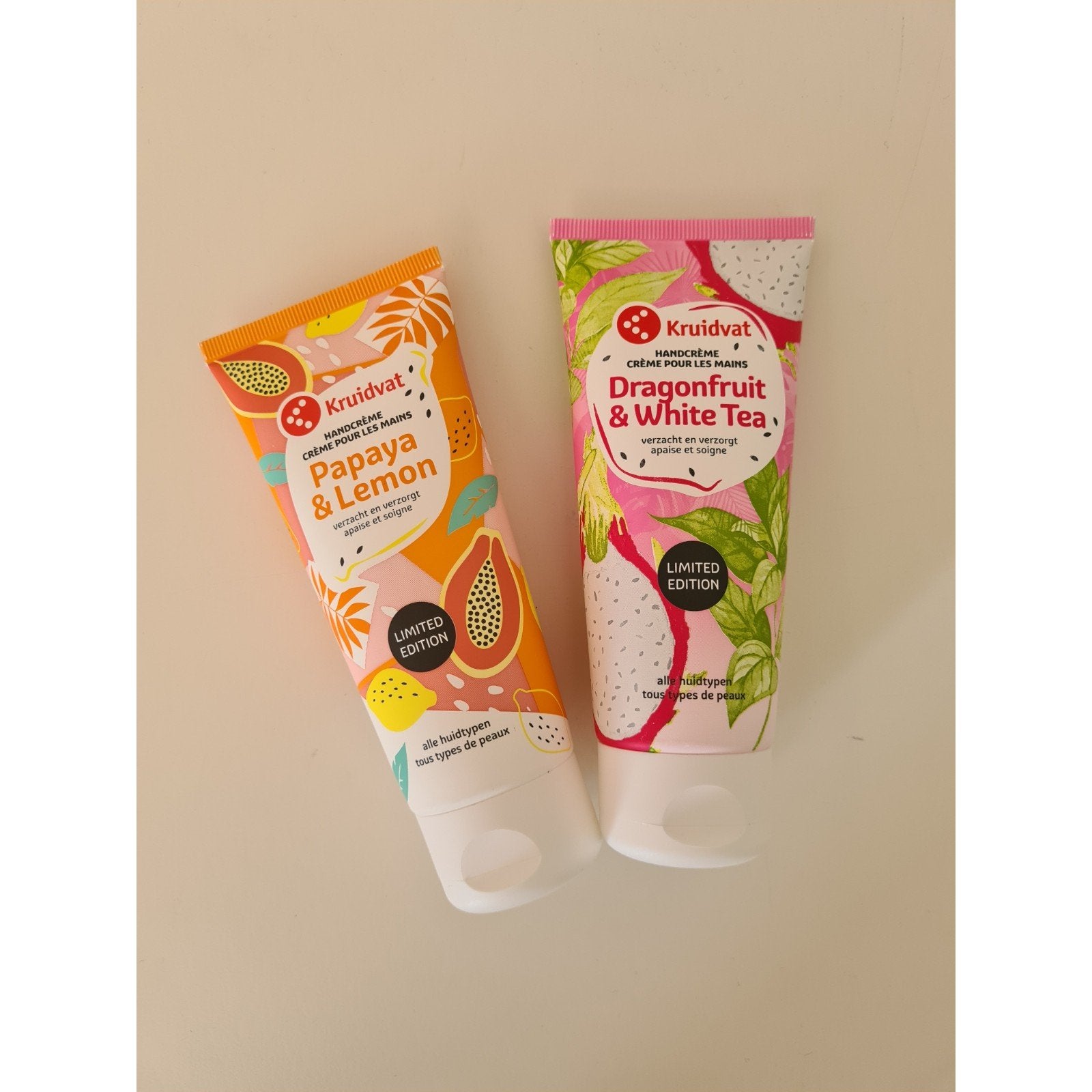 2x Handcrème limited edition van Kruidvat, Verzenden, Nieuw, Overige typen