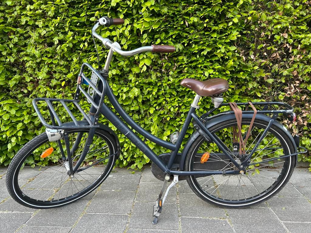 Cortina U4 transportfiets blauw - opknapper, Gebruikt, Versnellingen, Minder dan 47 cm, Trommelrem