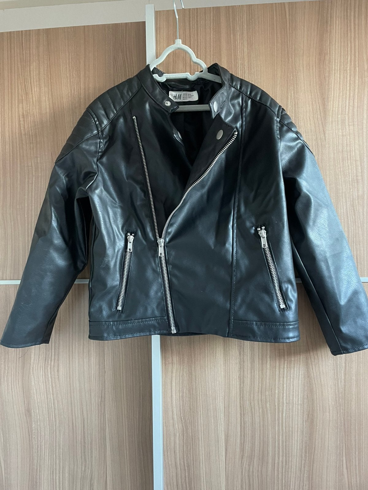 Meisjes Biker H&M, Ophalen of Verzenden, Zo goed als nieuw, Meisje, Jas