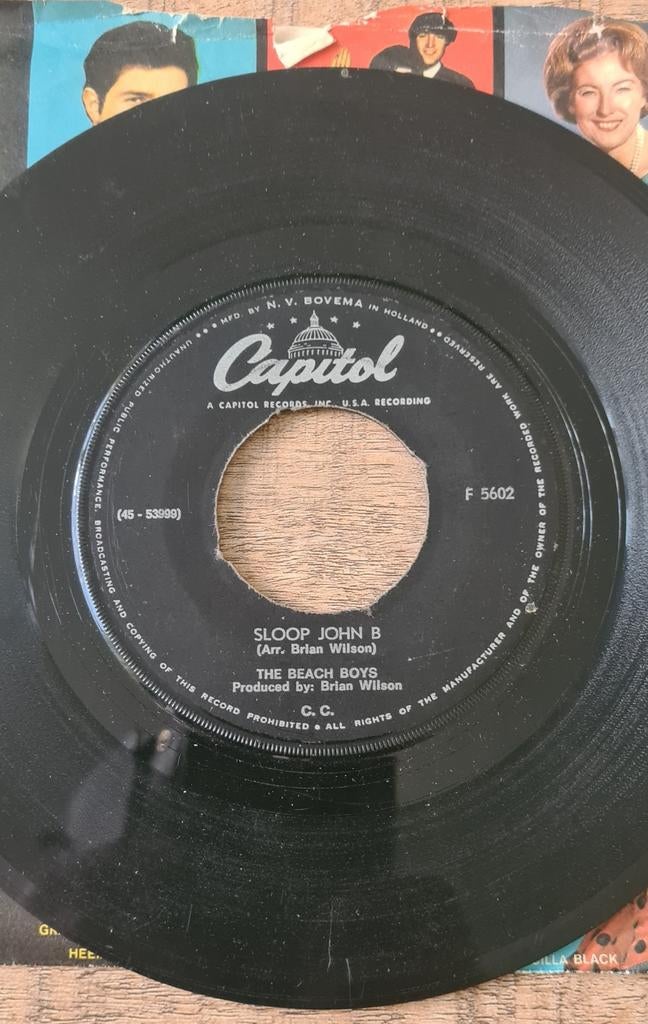 The Beach Boys - Sloop John B (Single, zonder hoes), Gebruikt, 7 inch, Single, Ophalen of Verzenden