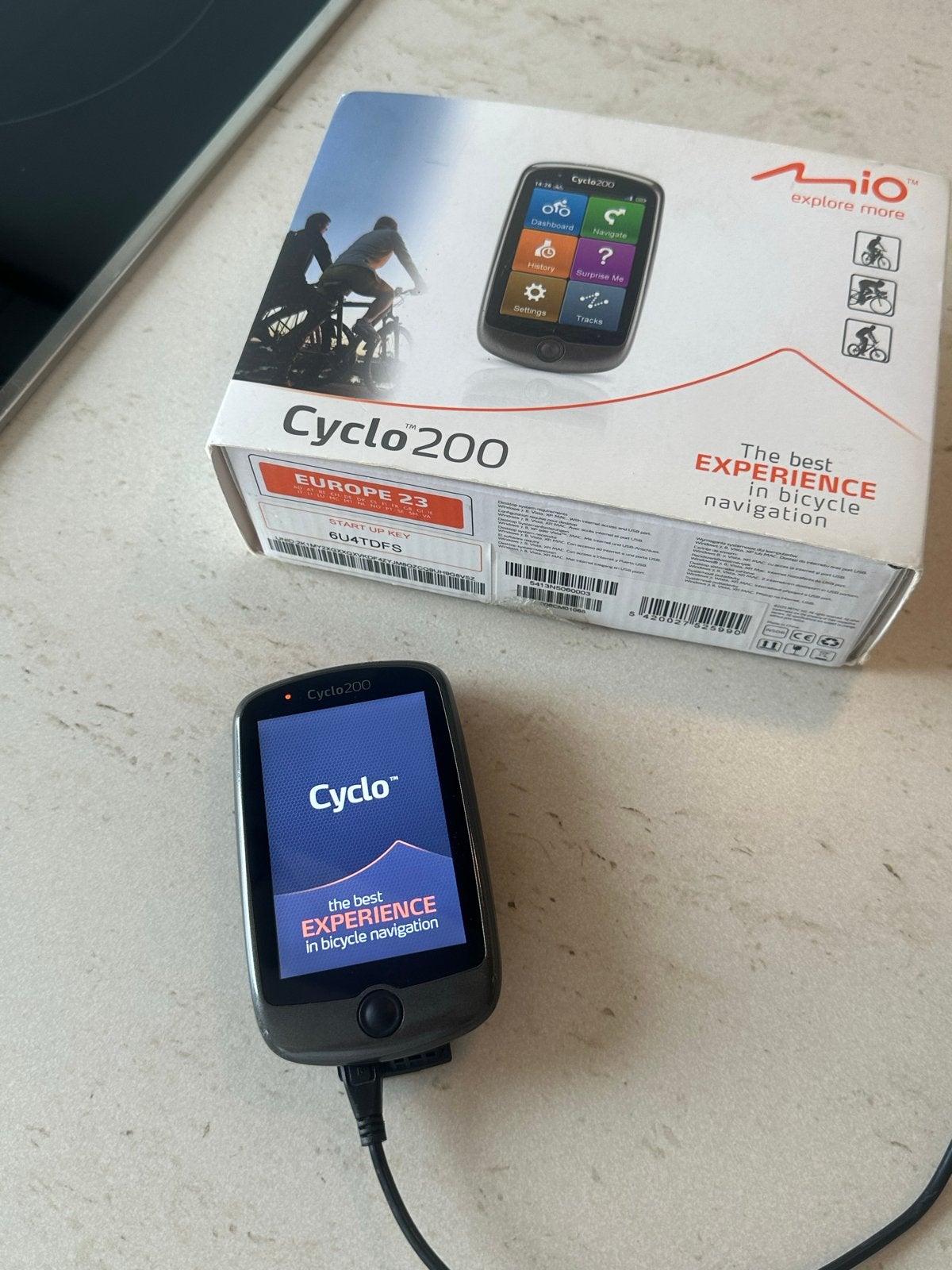 Mio Cyclo 200 Fietsnavigatie GPS, Ophalen of Verzenden, GPS, Gebruikt