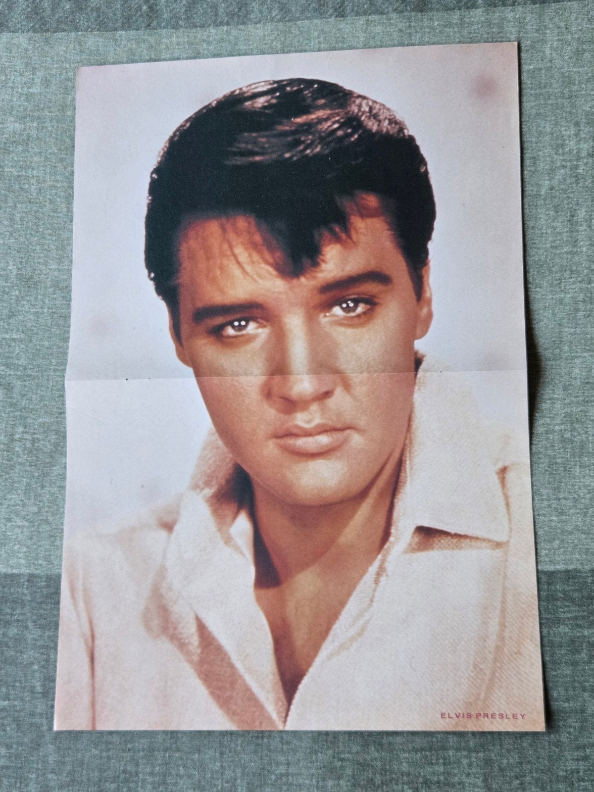 Vintage Elvis Presley Poster, Verzamelen, Rechthoekig Staand, Ophalen of Verzenden, Zo goed als nieuw, A1 t/m A3