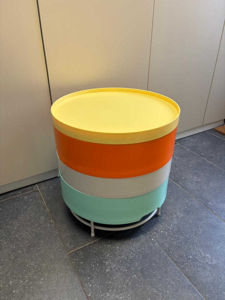 IKEA bijzettafel IKEA PS 2014, 45 tot 60 cm, Metaal of Aluminium, Ikea, Rond