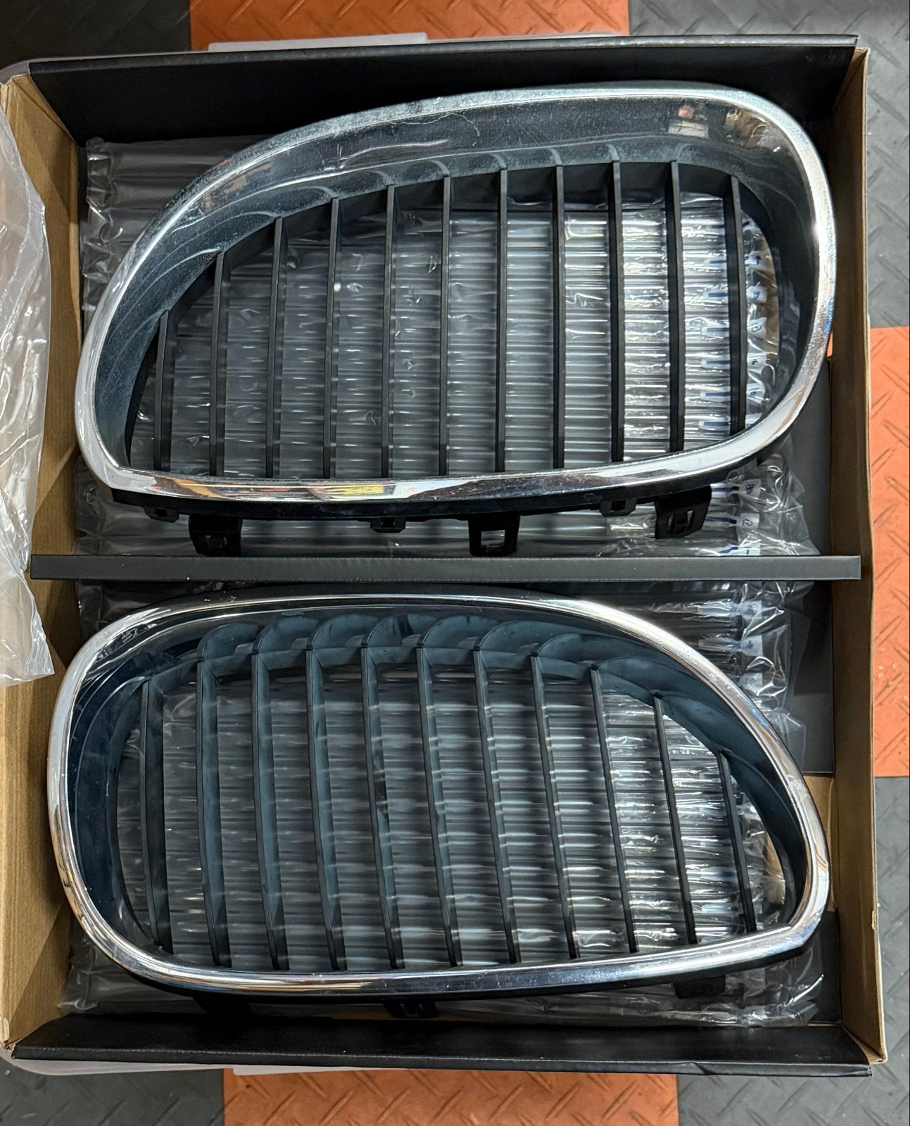 Nieren/grill BMW E60/E61 5 Serie, Ophalen, Gebruikt, Voor, Bumper
