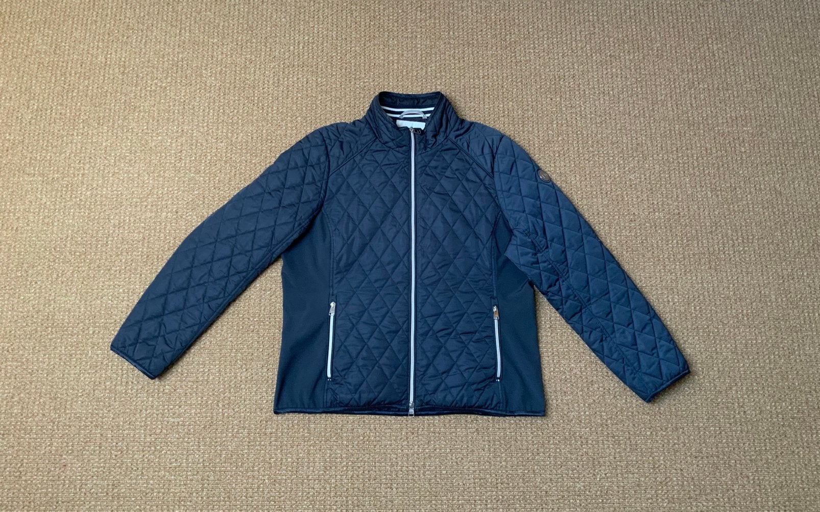 HV SOCIETY Zomerjas Donkerblauw dames maat 44, Ophalen of Verzenden, Blauw