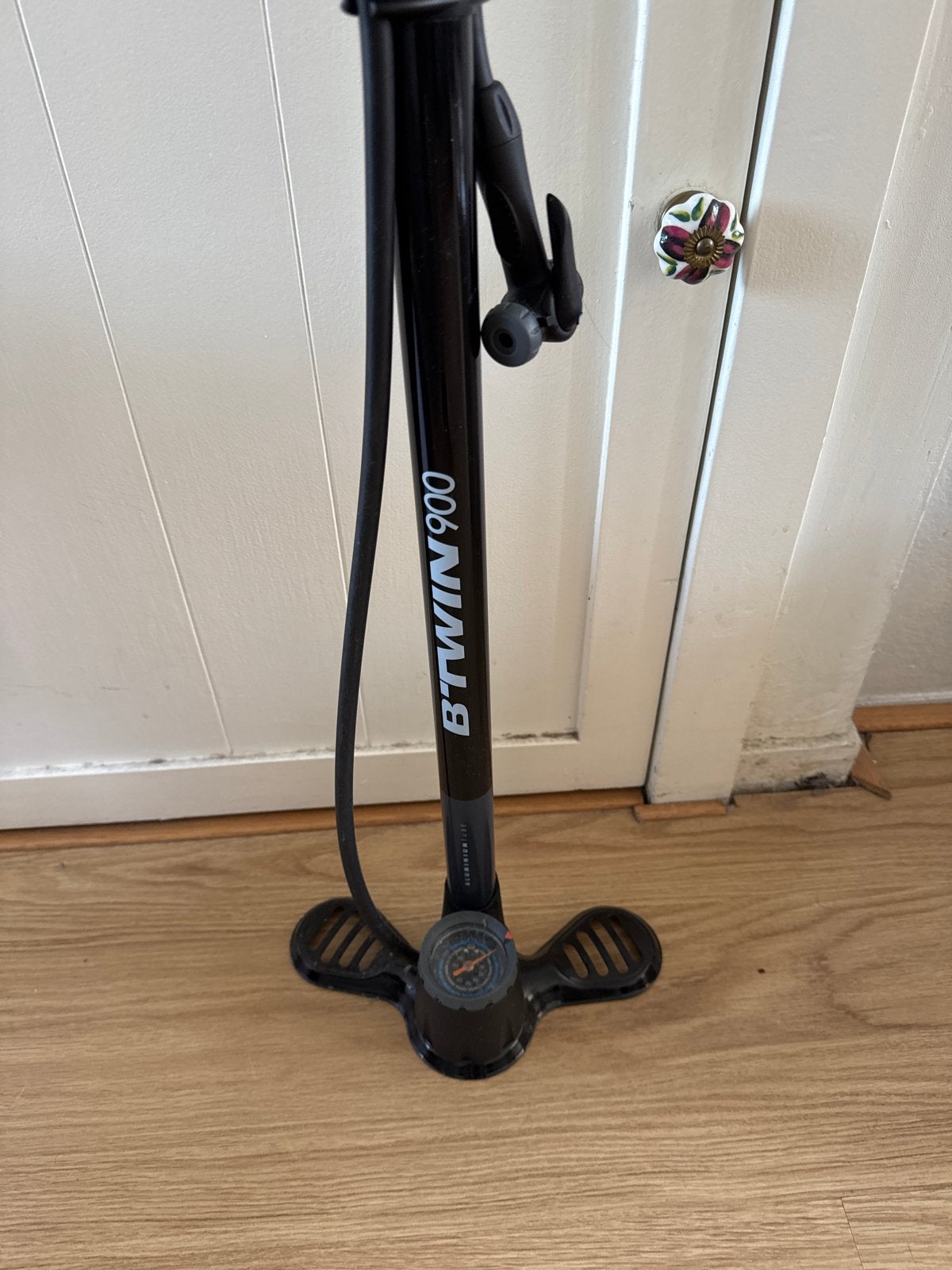 Btwin 900 fietspomp tot 140 psi met drukmeter, Ophalen, Drukmeter, Gebruikt
