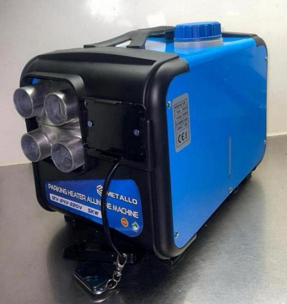 Metallo Diesel Parking Heater 5KW 12V/24V/220V, 30 tot 80 cm, Minder dan 60 cm, Ophalen of Verzenden, 800 watt of meer
