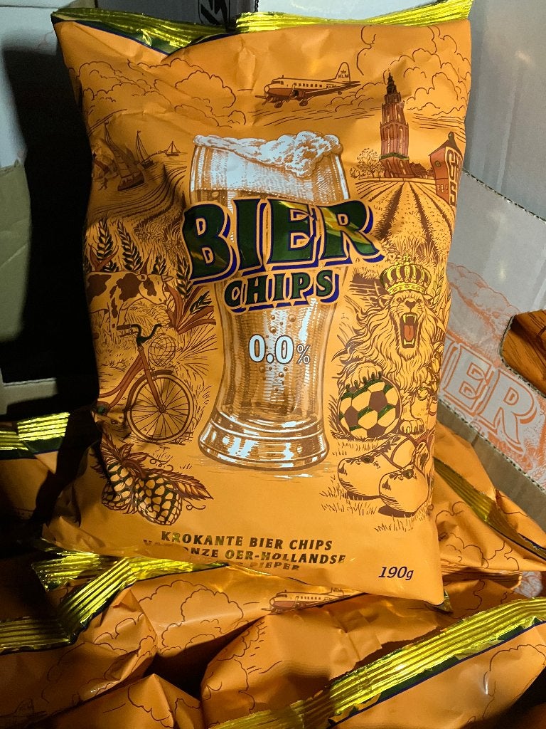 bier chips super lekker, Diversen, Levensmiddelen, Ophalen
