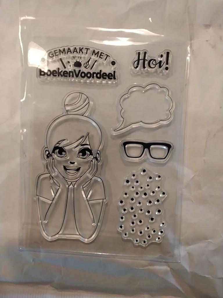 Stempel, Ophalen of Verzenden, Zo goed als nieuw, Clearstamp