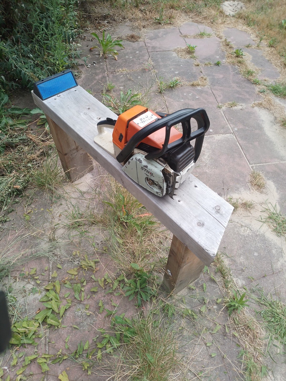 Stihl 036 Kettingzaag - Loopt, zonder blad en ketting, Doe-het-zelf en Verbouw, Gereedschap | Zaagmachines, Ophalen, Stihl, Gebruikt