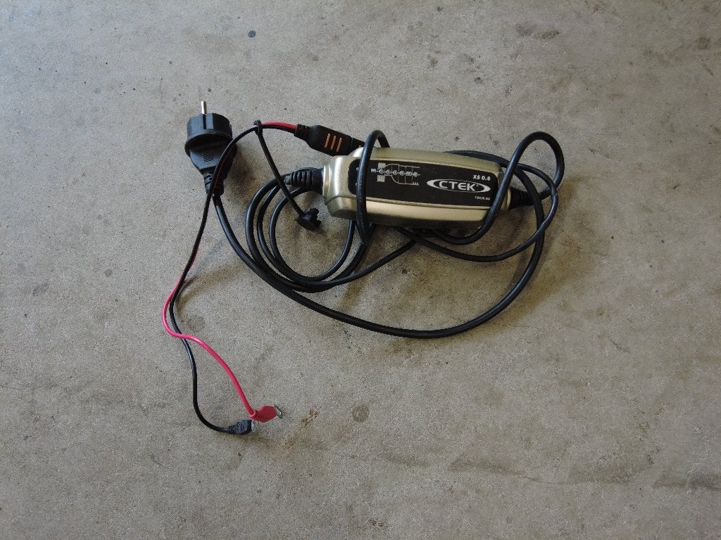 CTEK XS.0,8 Druppellader met accukabel, Ophalen of Verzenden, Gebruikt