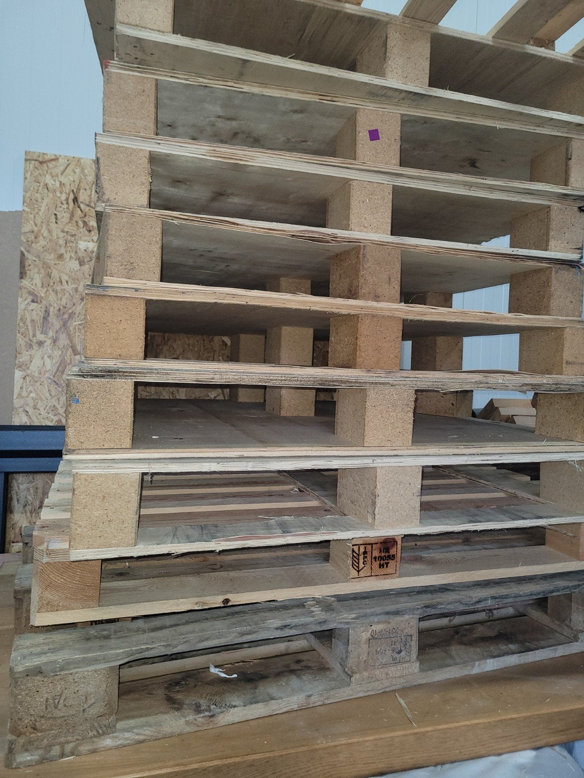 10 stuks gebruikte pallets, Ophalen, Gebruikt