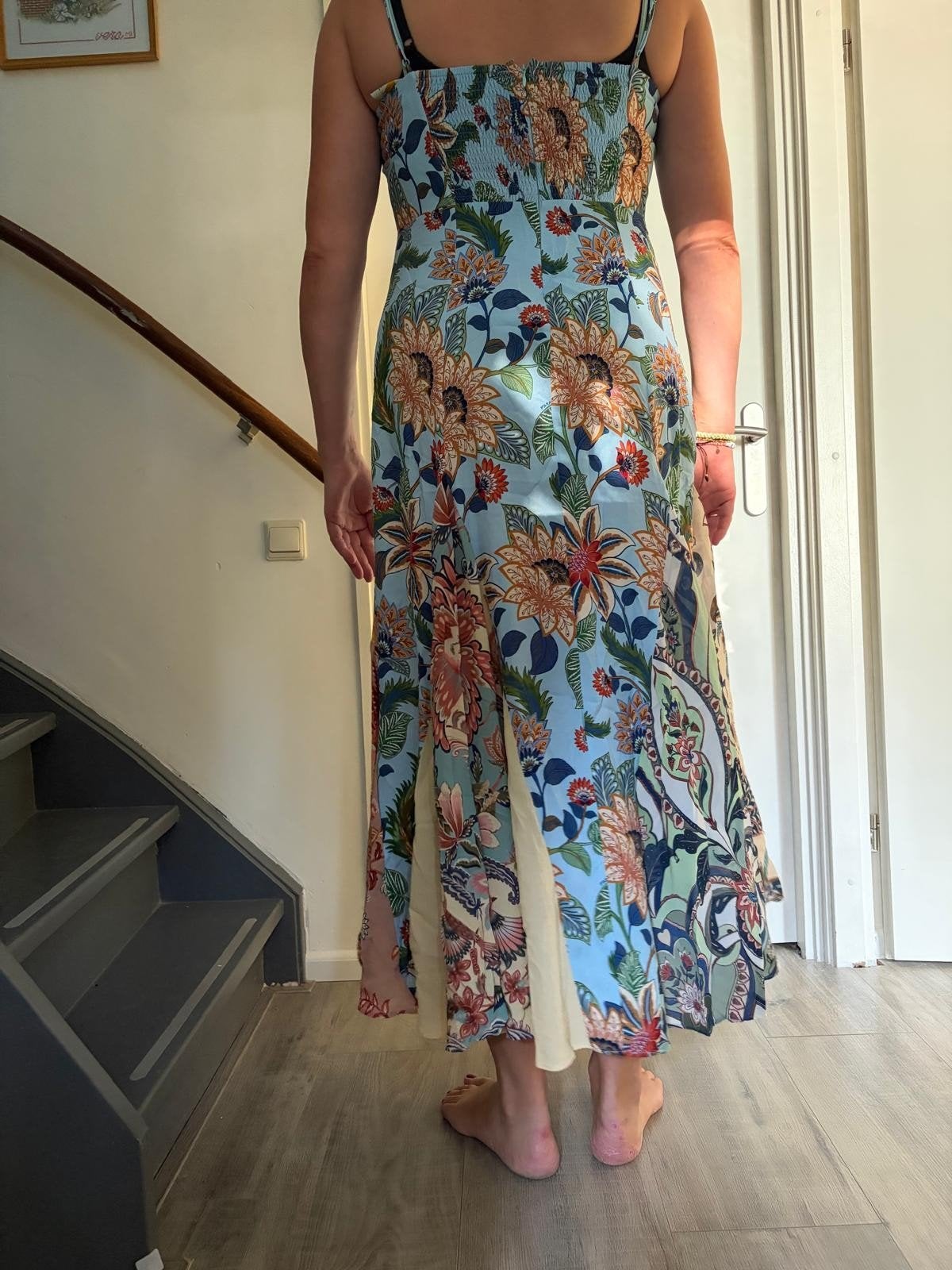 FARM Rio maxi jurk met bloemenprint en split, maat XL, Kleding | Dames, FARM Rio, Meerkleurig, Maat 46/48 (XL) of groter, Nieuw