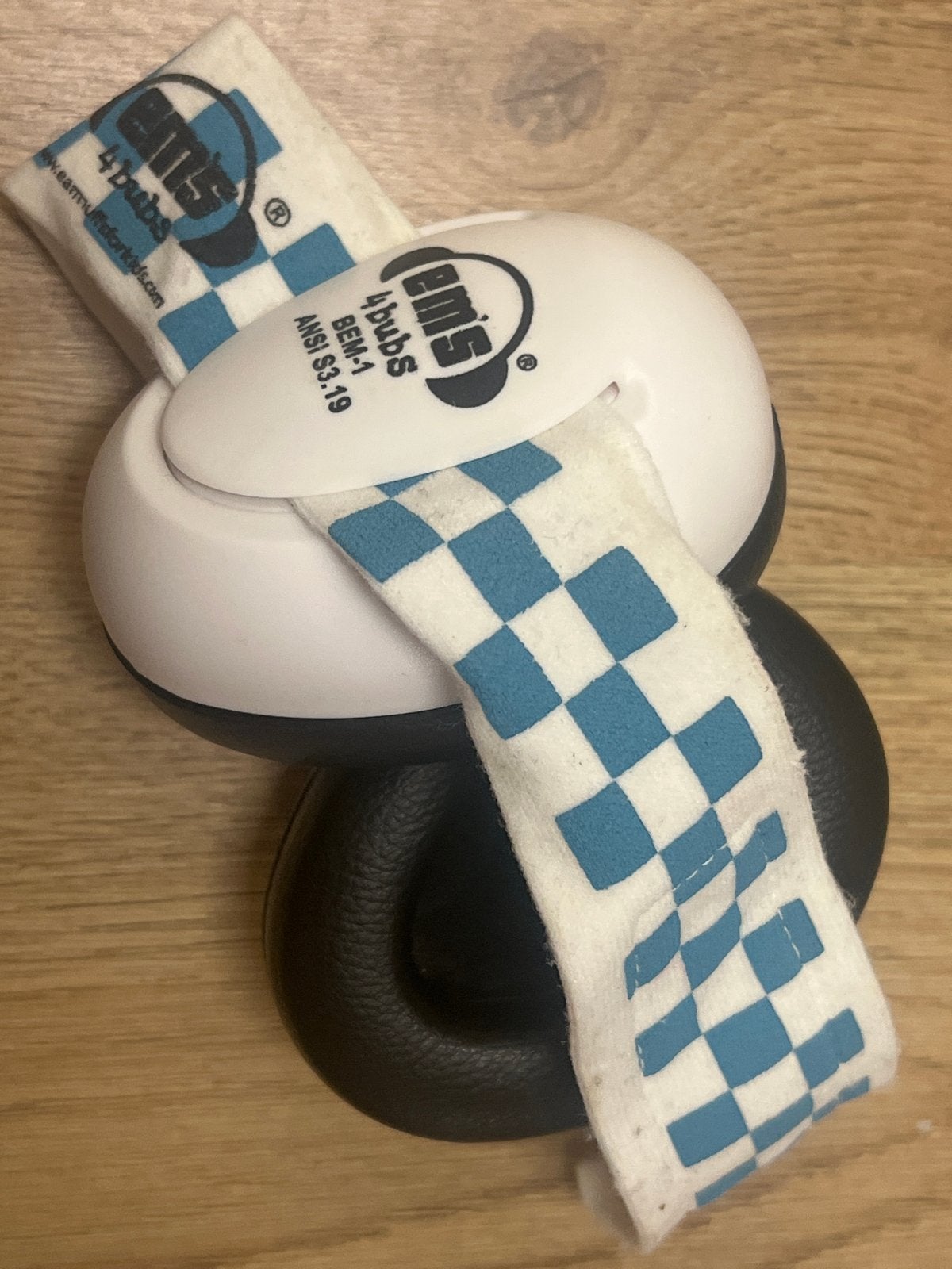 Ems 4 Bubs Gehoorbescherming Baby - Wit/Blauw, Ophalen of Verzenden, Zo goed als nieuw
