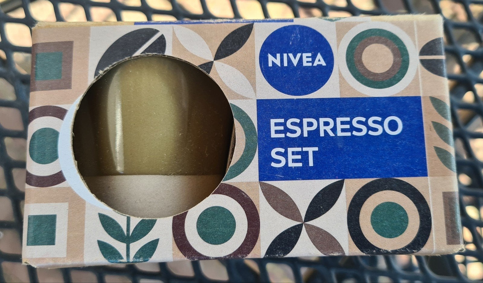 NIVEA Espresso Set - 2 Groene Kopjes, Overige merken, Keramiek, Nieuw, Ophalen of Verzenden