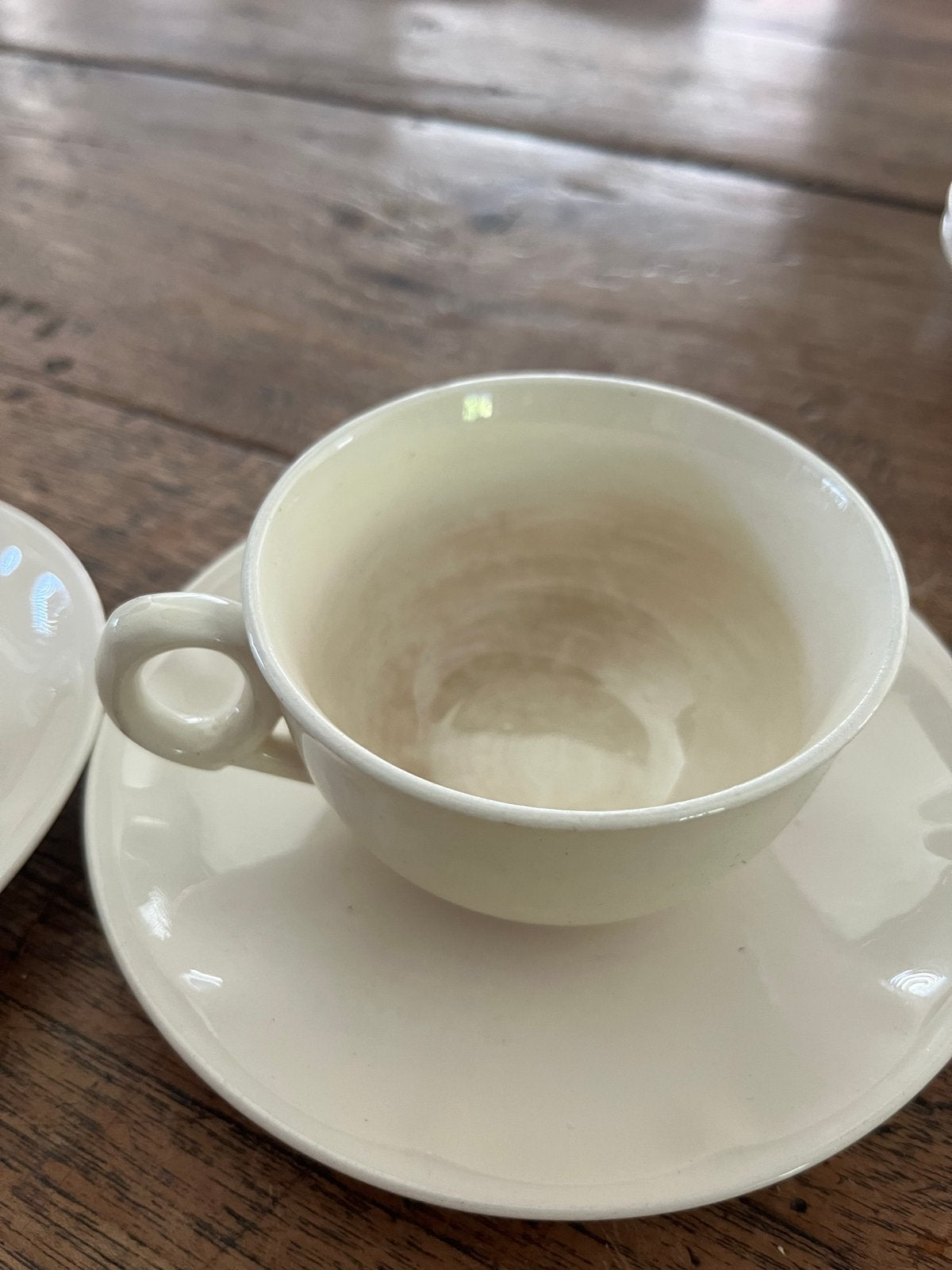 Set van 2 Crown Ducal Made in England kop en schotels, Ophalen
