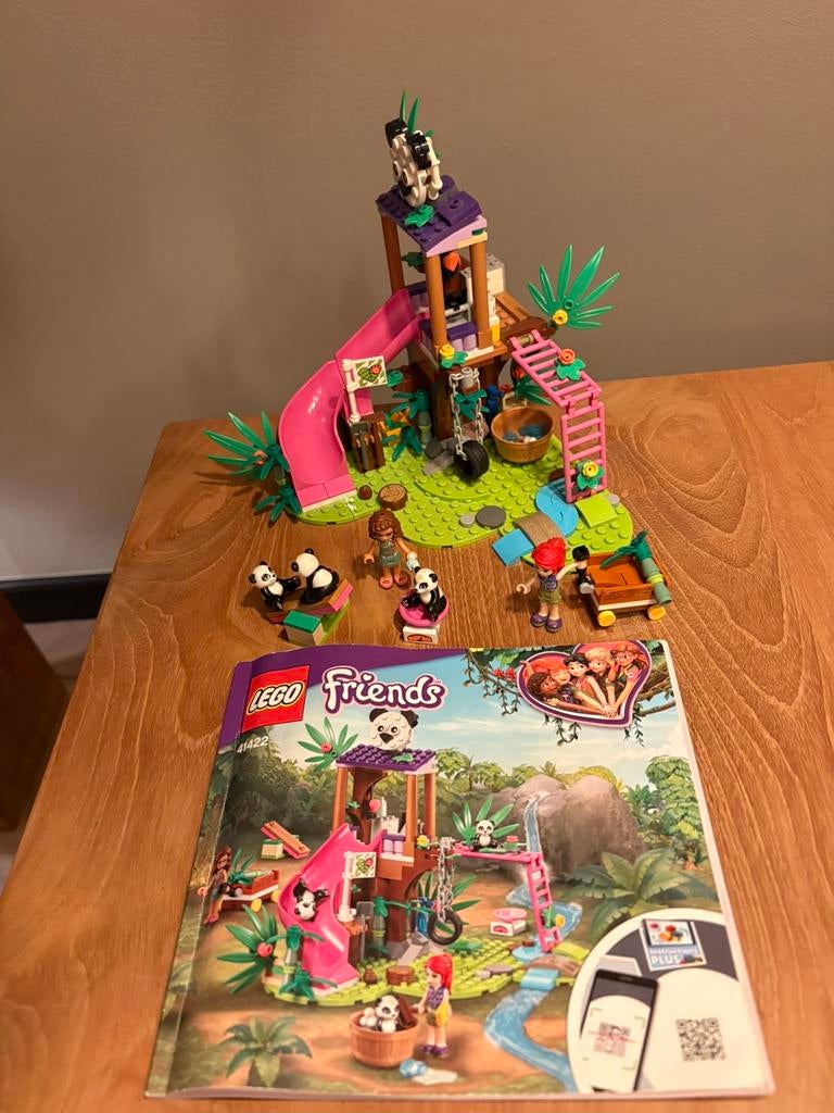 Legofriends 41422 Panda Jungle boomhut, Ophalen of Verzenden, Zo goed als nieuw