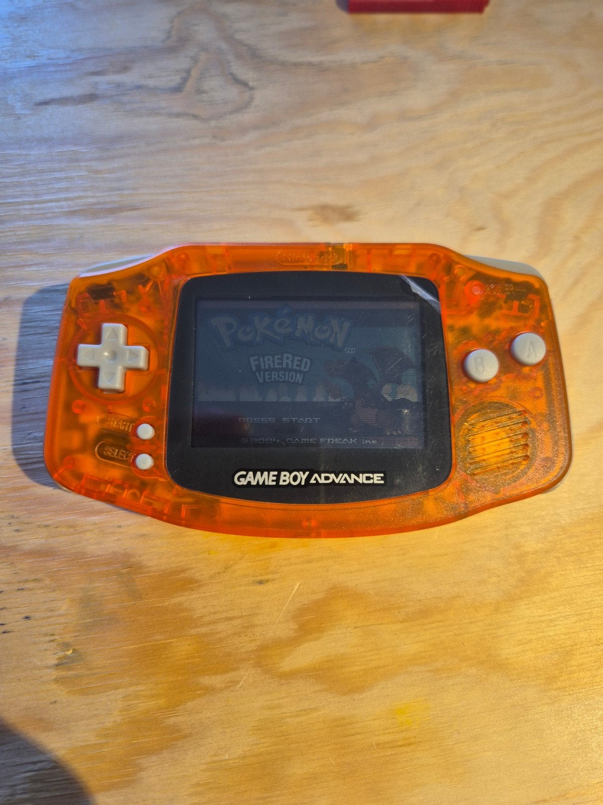 Game Boy Advance - Oranje transparant, Ophalen of Verzenden, Zo goed als nieuw, Game Boy Advance