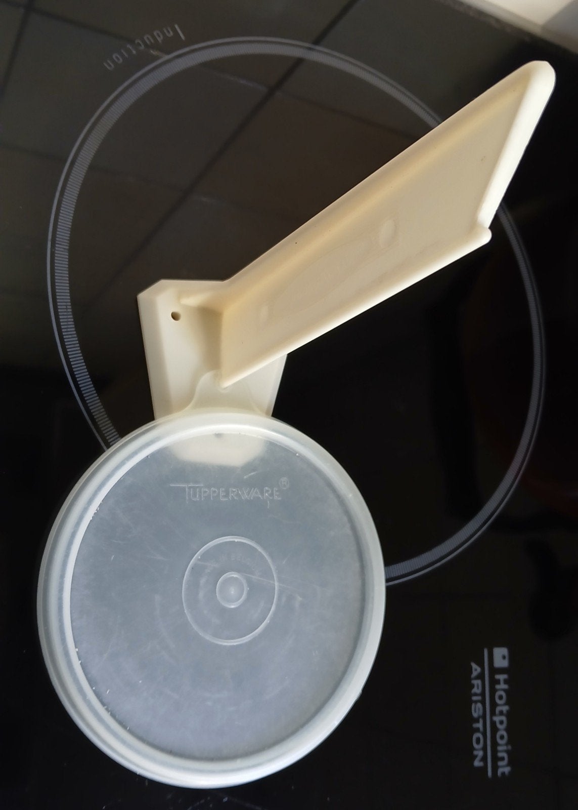 Tupperware dekselhanger authentiek retro vintage, Ophalen of Verzenden, Zo goed als nieuw, Wit, Overige typen