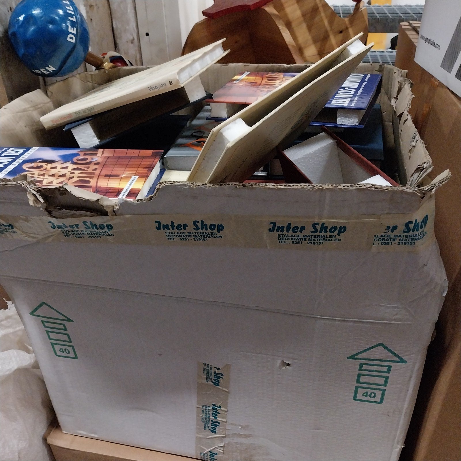2 grote dozen dummy's, boek zonder inhoud v.toneel, theater, Boeken, Ophalen, Gelezen