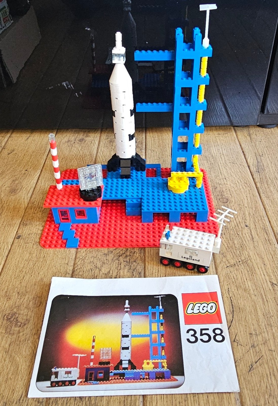 Vintage LEGO '67-'77 met bouwplaat, Ophalen, Gebruikt, Lego, Inclusief accessoires