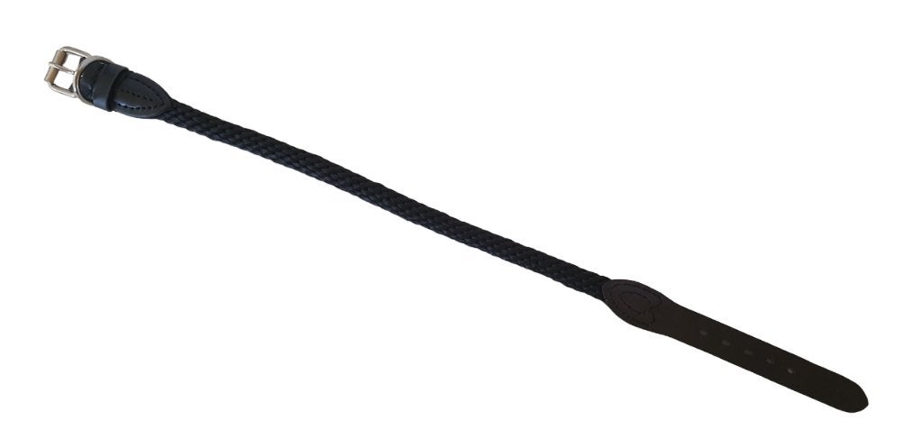 JACK & VANILLA Walkabout Halsband Zwart Nek 46-53 cm KOOPJE!, Dieren en Toebehoren, Ophalen of Verzenden, Nieuw