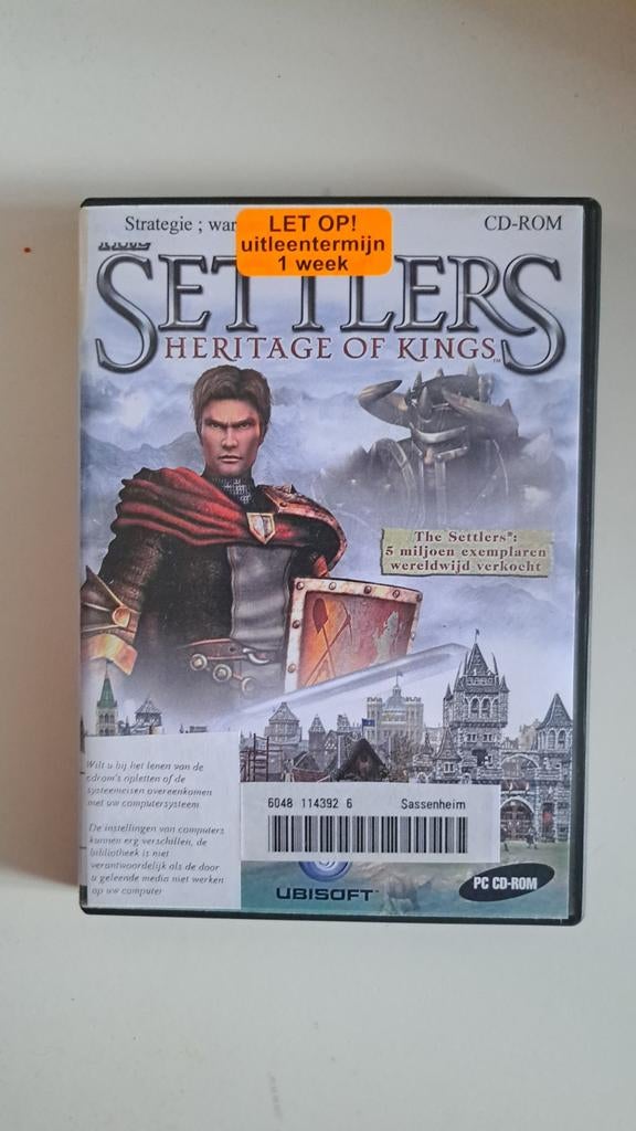 The Settlers: Heritage of Kings PC CD-ROM Strategie, Spelcomputers en Games, Gebruikt, 1 speler, Ophalen of Verzenden, Vanaf 3 jaar