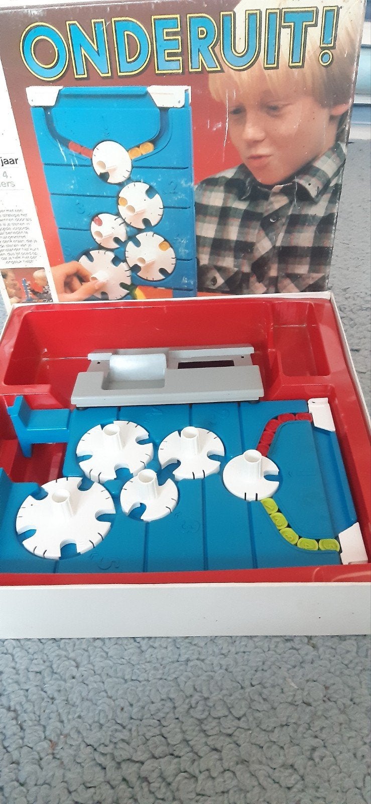 Onderuit van MB spellen de grote versie uit de jaren 70, Een of twee spelers, Ophalen of Verzenden, Gebruikt, MB Spellen