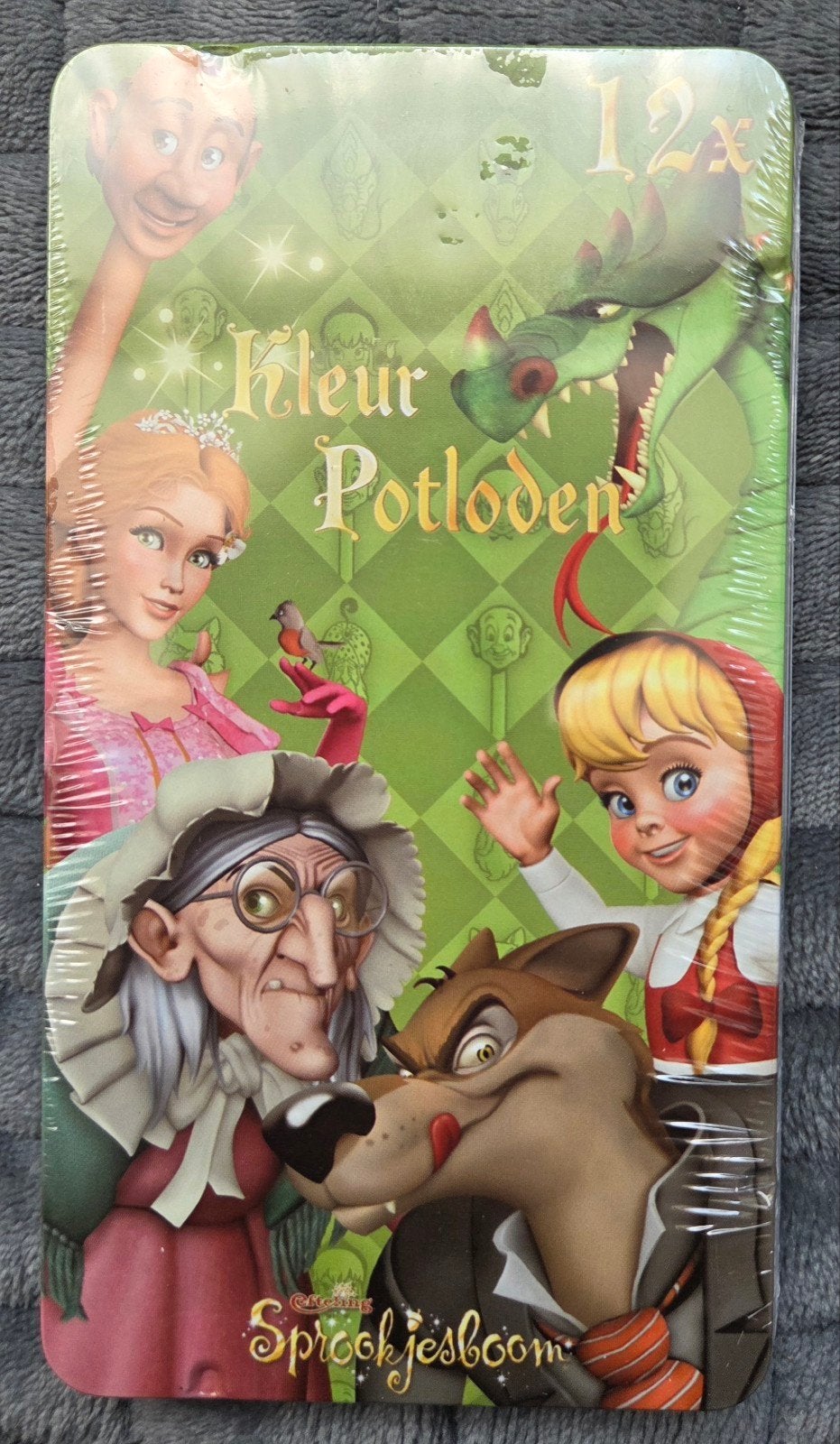 Efteling blik met 12 kleurpotloden - Sprookjesboom (Nieuw), Ophalen of Verzenden, Nieuw, Gebruiksvoorwerp