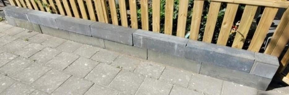 Betonblokken 15x15x60 cm - 32 stuks, Tuin en Terras, Ophalen, Gebruikt, Overige typen, Minder dan 5 m²