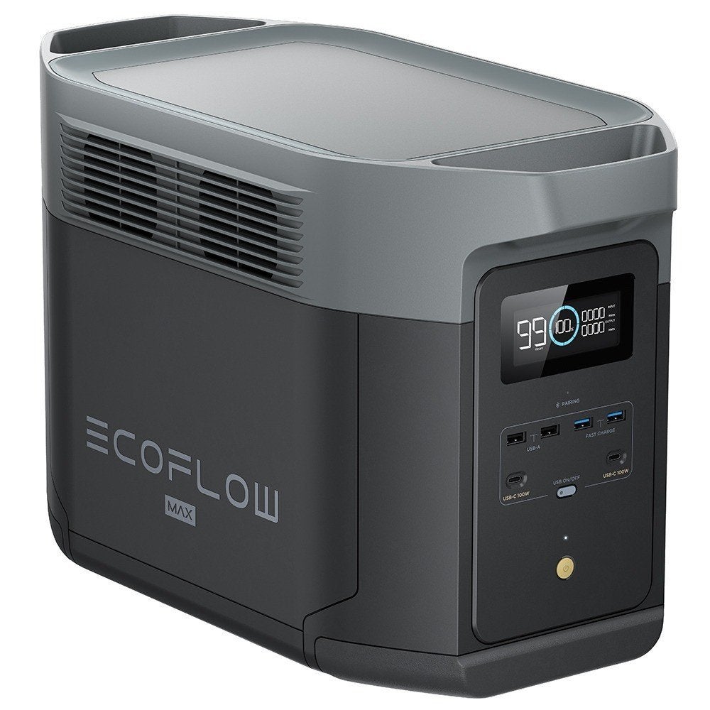 EcoFlow Delta 2 Max met 2 kWh accu DEFECT, Ophalen, Niet werkend, Ecoflow