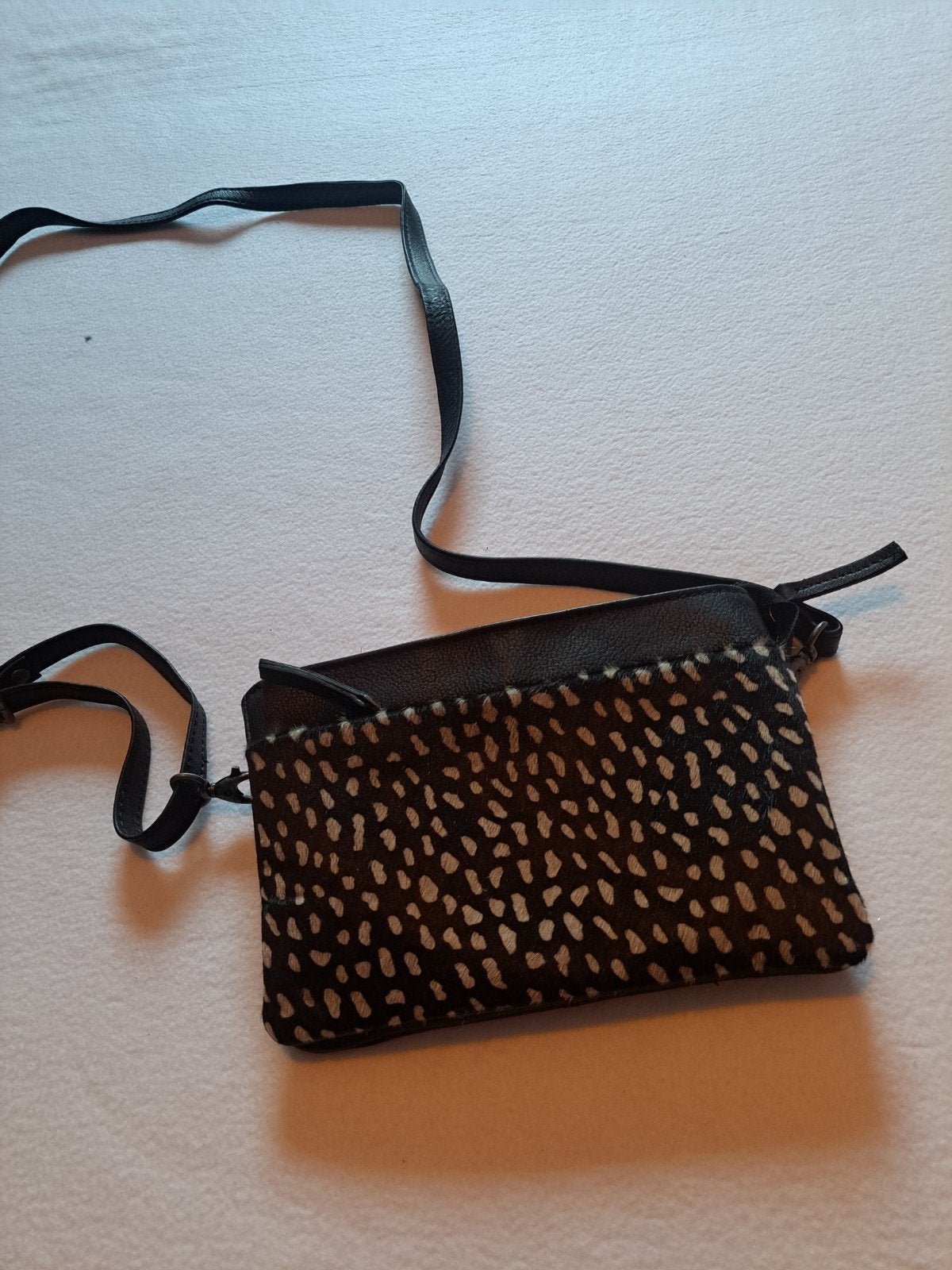 Nieuw Manfield tasje en leuk Ibiza tasje, 1x gebruikt, Ophalen of Verzenden, Zo goed als nieuw, Zwart, Leer