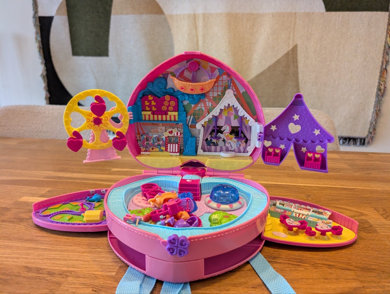Polly Pocket Tiny is Mighty pretpark rugzak accessoires, Ophalen of Verzenden, Zo goed als nieuw, Overige typen