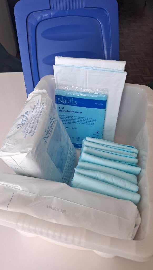 Verband kraam bedzorg, Ophalen, Nieuw