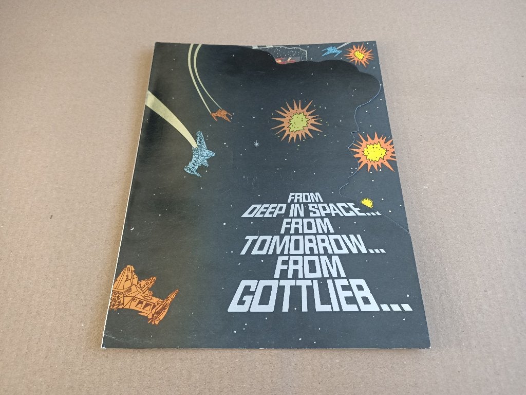 Folder: Gottlieb Buck Rogers (1979) Flipperkast, Verzamelen, Verzenden, Gebruikt, Elektronisch, Flipperkast