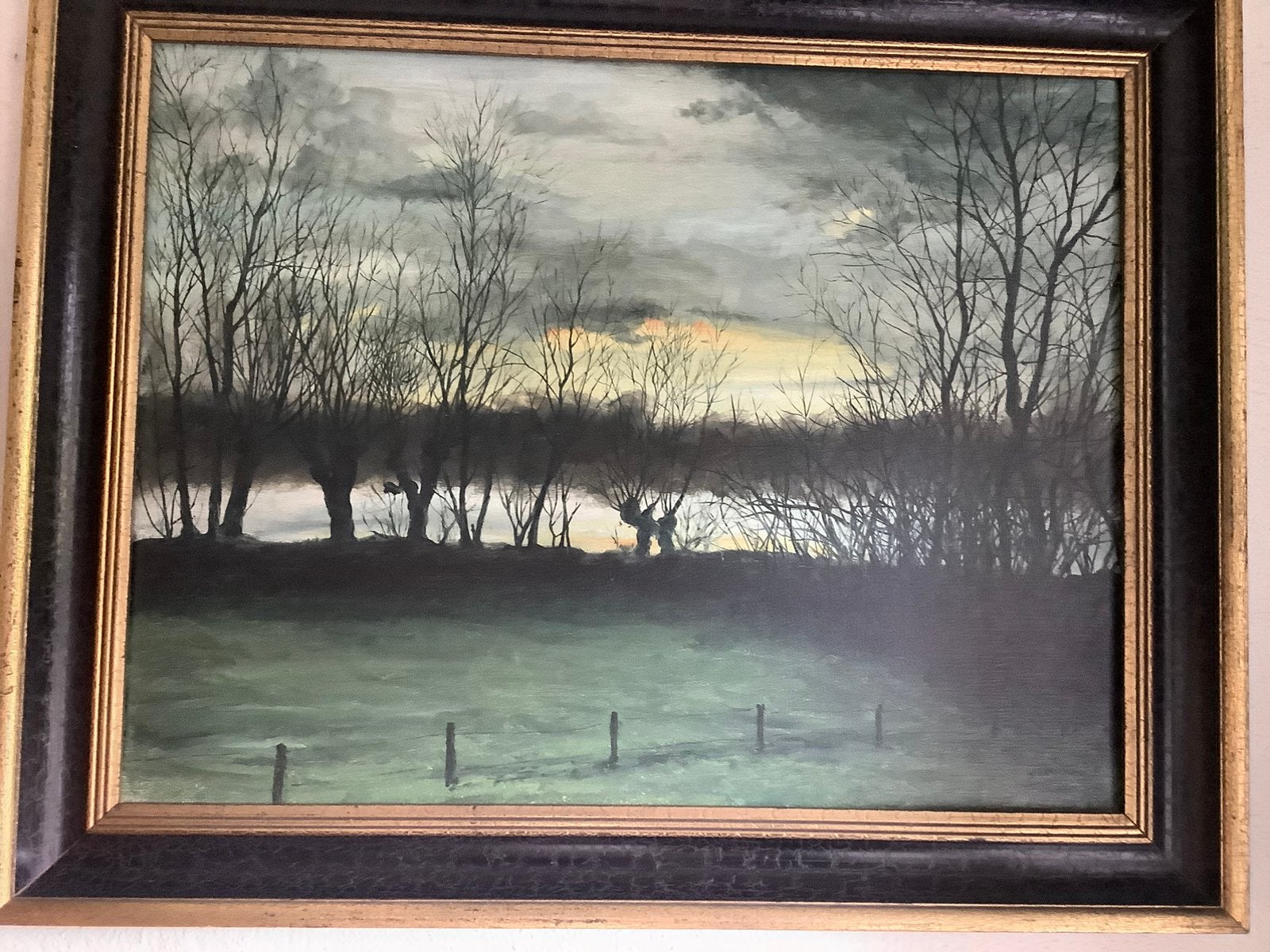 Olieverfschilderij. Ooypolder Nijmegen. t.e.a.b., Ophalen of Verzenden