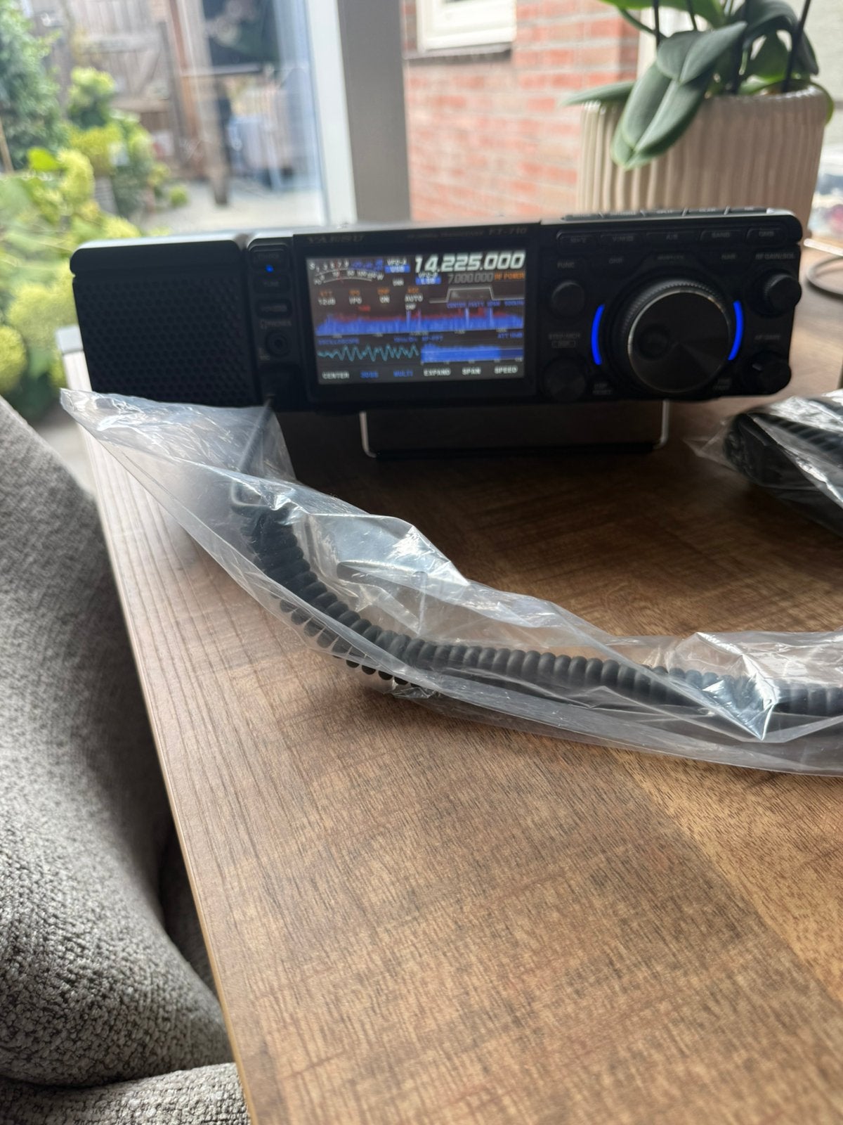 Yaesu FT 710 AESS compleet in doos, Ophalen, Zo goed als nieuw, Zender en Ontvanger