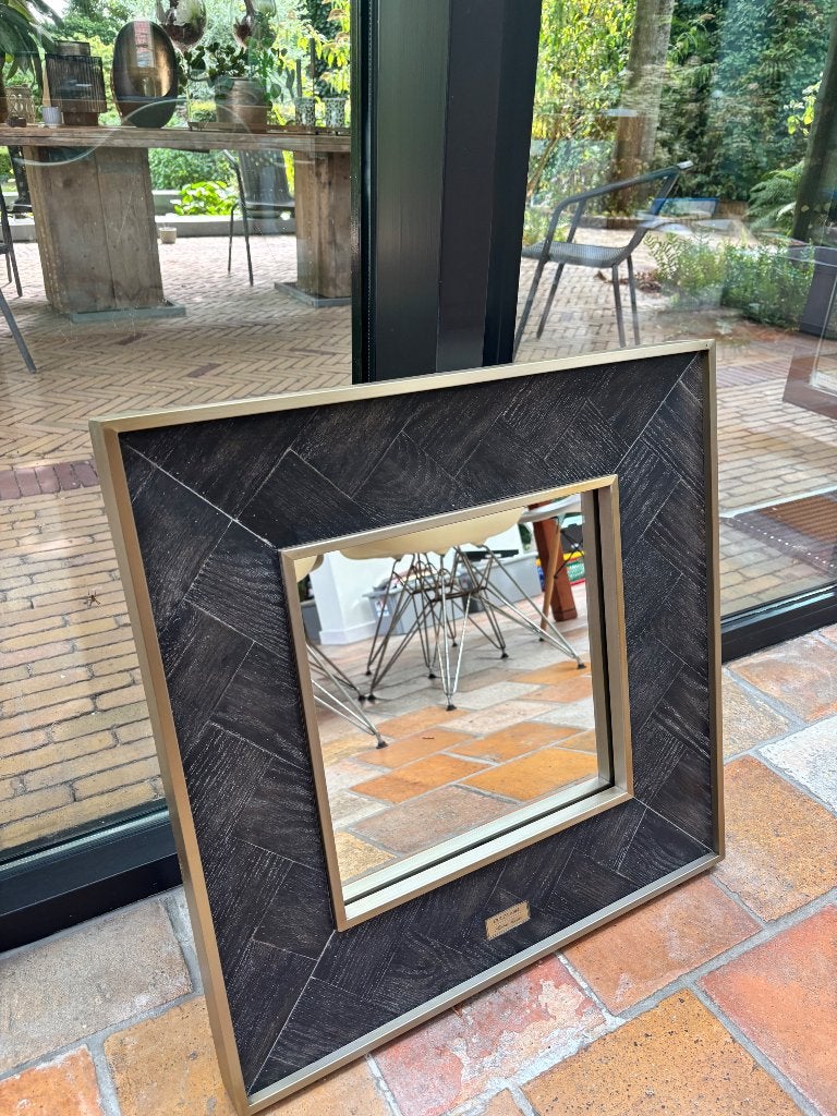 Spiegel Riviera Maison Gold Label, Ophalen, Minder dan 50 cm, Zo goed als nieuw, Minder dan 100 cm