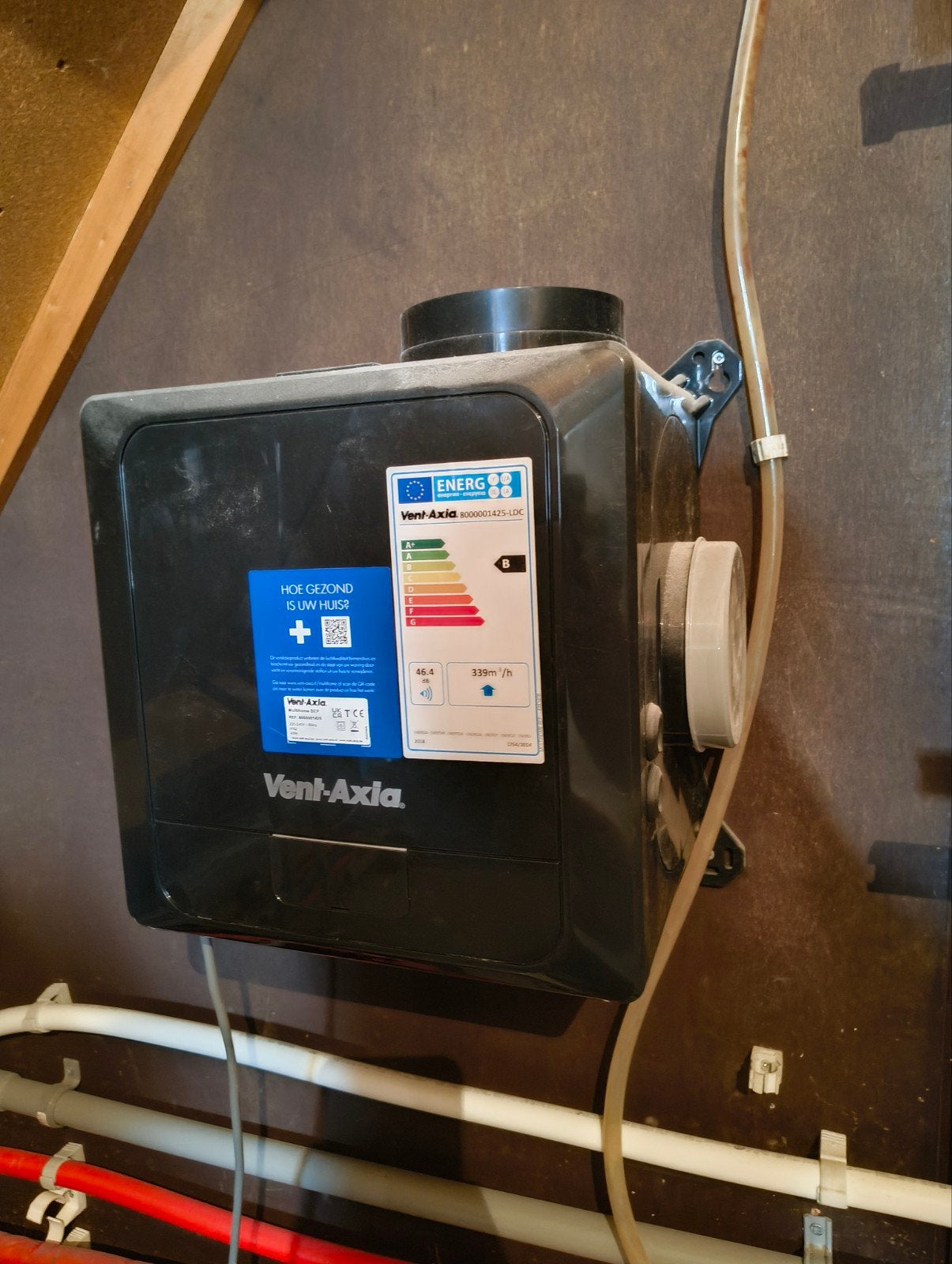 Vent-Axia Multihome Ventilatiesysteem + Bewegingssensor, Doe-het-zelf en Verbouw, Ventilatie en Afzuiging, Ophalen, Nieuw, Ventilator en Afzuiger