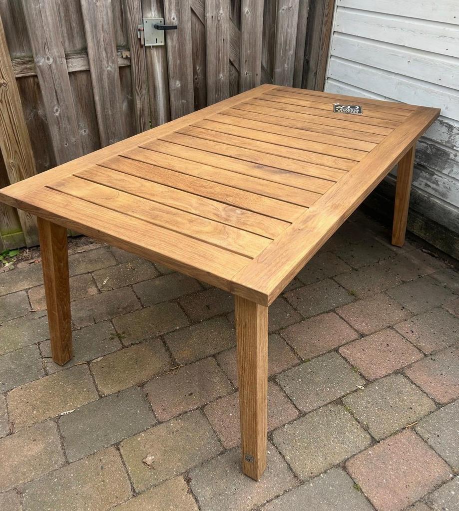 4 seasons outdoor teak tafel Venice 170x95 (teakhout poten), Ophalen, Nieuw